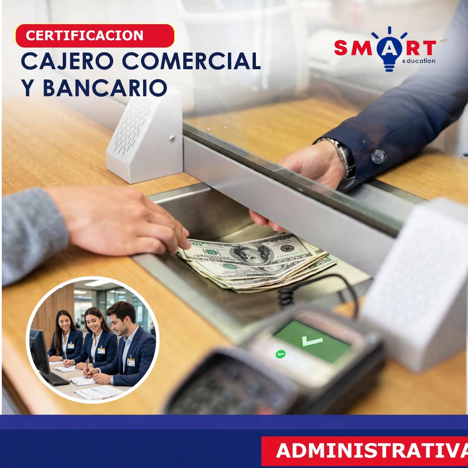 Cajero Comercial y Bancario